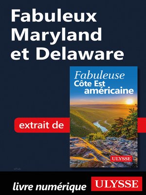 cover image of Fabuleux Maryland et Delaware